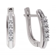 Золотi сережки з діамантами (арт. С501б)