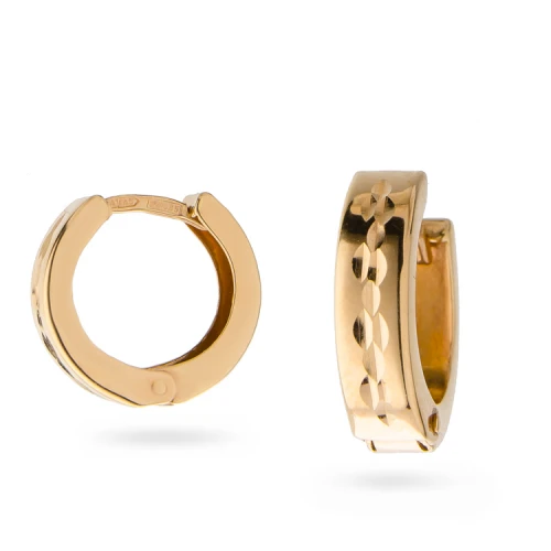Золотые серьги-конго (арт. 470330)