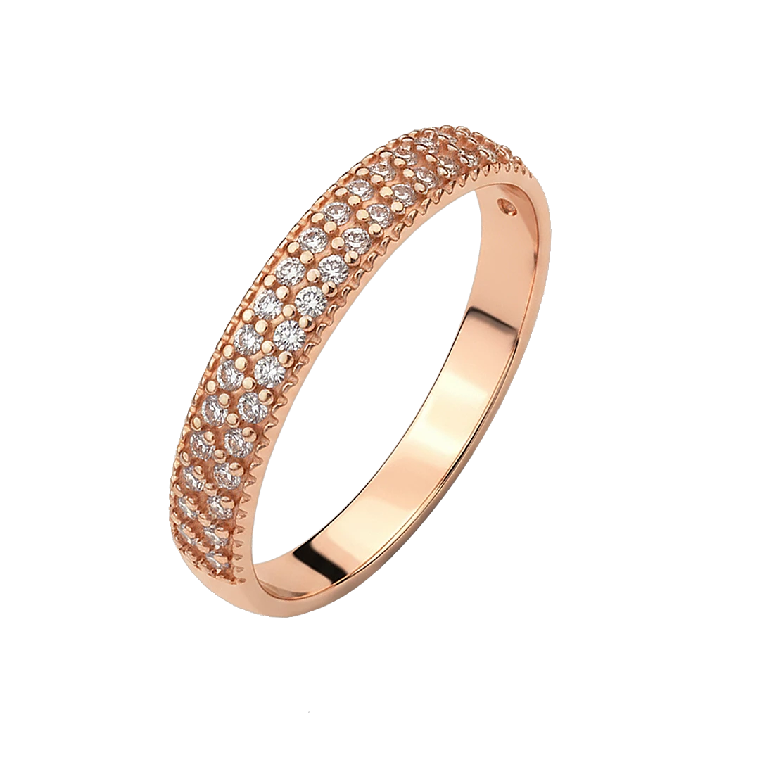 Золотое Кольцо с фианитом (арт. 380077)