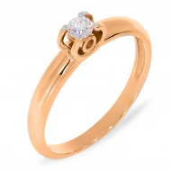 Золота каблучка з діамантами (арт. 1191242201)