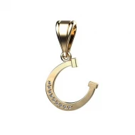 Золота Підвіска з фіанітом (арт. 150287)