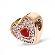 Золотая бусина (Шарм) с эмалью (арт. 561148)