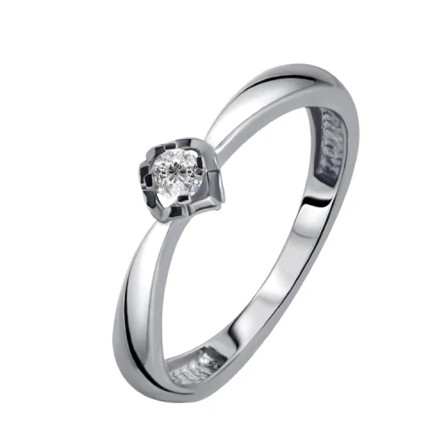 Золотое кольцо с бриллиантами (арт. 1-1200024)