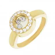 Золотое Кольцо с куб.окс.циркония (арт. 150051ж)