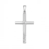 Золотий хрестик з діамантами (арт. 3101046202)