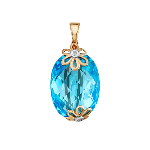 Золота підвіска з діамантами (арт. 119721-11.200-587)