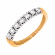 Золотое кольцо с бриллиантом (арт. 701-037)