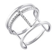 Серебряное кольцо с куб.окс.циркония (арт. КВ2753#)