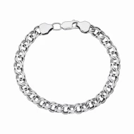 Серебряный Браслет плетение Бисмарк (арт. Козацький 085/2ч)