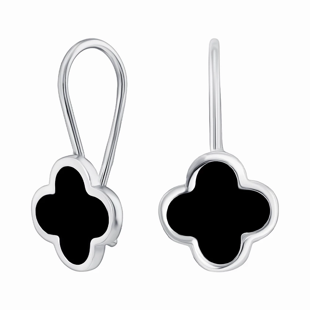 Срiбнi Сережки з емаллю (арт. 29224р/ч)