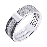 Серебряное кольцо с фианитом (арт. КК2ФО/2050)