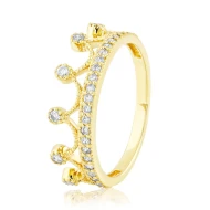 Золота Каблучка з куб. окс. цирконію (арт. КД2055/2)