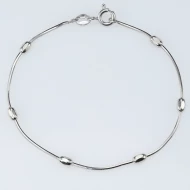 Серебряный Браслет плетение Снейк (арт. 252Р 2)