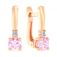 Золотi Сережки з куб. окс. цирконію (арт. 110501р)