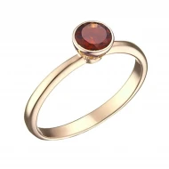 Золота Каблучка з гранатом (арт. 1191485101)