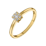 Золотое кольцо с бриллиантом (арт. 701-083*)