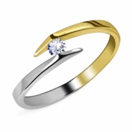 Золотое кольцо с бриллиантом (арт. 701-101*)