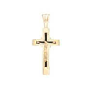 Золотой крестик с эмалью (арт. 3108820101)
