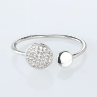 Серебряное Кольцо с фианитом (арт. К2Ф/1272)