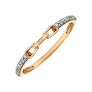 Золотое кольцо с фианитом (арт. 428097*)