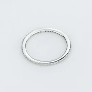 Серебряное кольцо с фианитом (арт. К2Ф/1235)