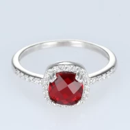 Серебряное Кольцо с фианитом (арт. 10606kr)