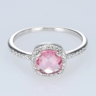 Серебряное Кольцо с фианитом (арт. 10606roz)
