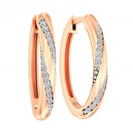 Золотi Сережки з куб. окс. цирконію (арт. 110331)