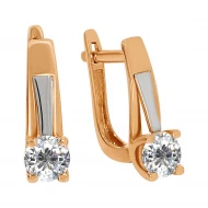 Золотi Сережки з куб. окс. цирконію (арт. 111024)