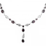 Срiбне кольє з гранатом (арт. 6-NNK281-Гр)