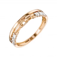 Золотое кольцо с фианитом (арт. 428146)