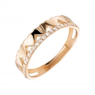 Золотое кольцо с фианитом (арт. 428150)