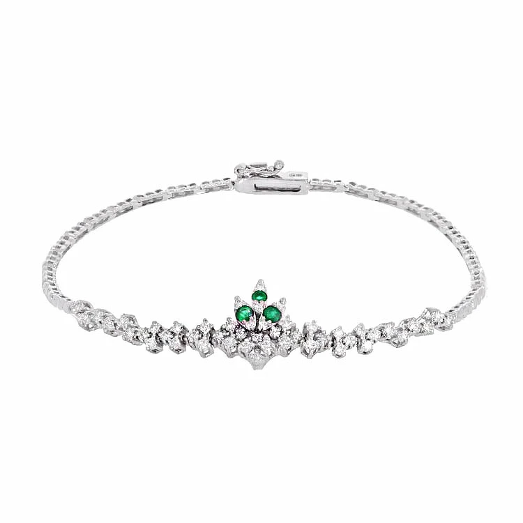 Золотой браслет с бриллиантами (арт. 6-72084из)