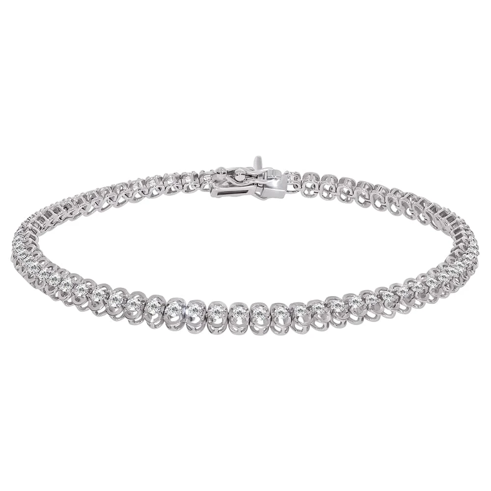 Золотой браслет с бриллиантами (арт. 6-72178)