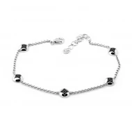 Серебряный Браслет с куб.окс.циркония (арт. 716Б(Ф2).Rh)