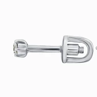 Золотий Пусет в одне вухо з діамантами (арт. Ск7316/1G-1шт)