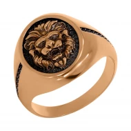 Золотое кольцо с фианитом (арт. 442801)