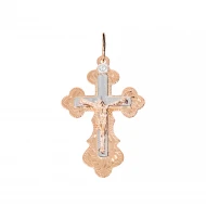 Золотой крестик с фианитом (арт. 571260)