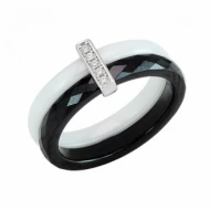 Серебряное кольцо с керамикой (арт. К2ФК2/1019)