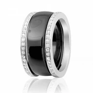 Серебряное кольцо с керамикой (арт. К2ФК/А1001)