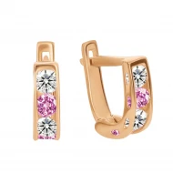 Золотi Сережки з фіанітом (арт. 314070)