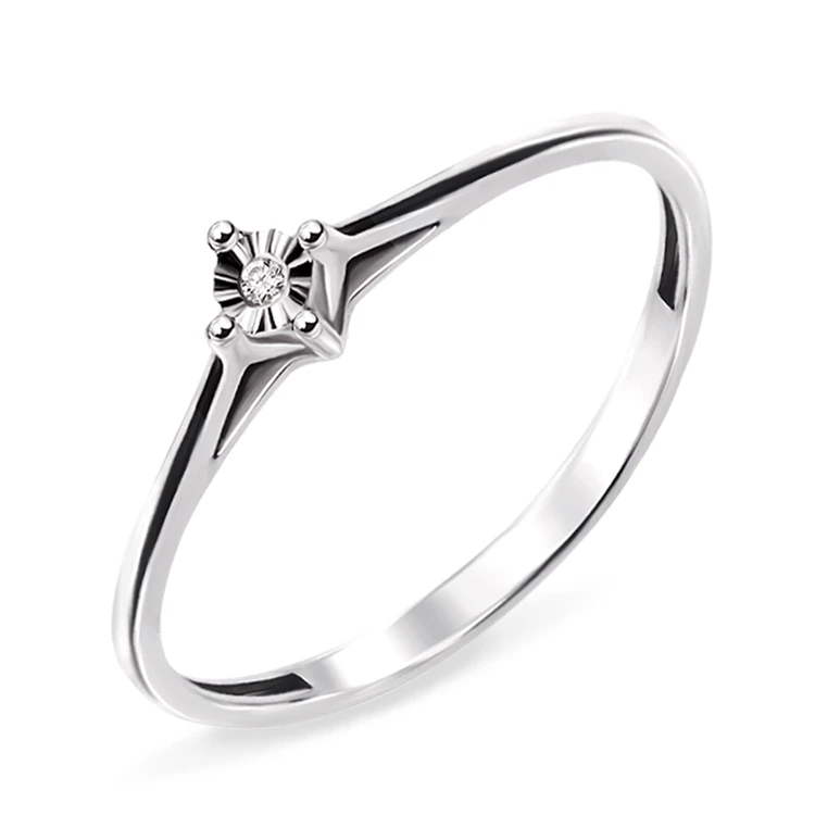 Золотое кольцо с бриллиантами (арт. 140б)