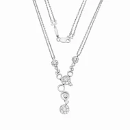 Золоте кольє з діамантами (арт. N34436A-3.155-4932)