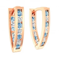 Золотi Сережки з куб. окс. цирконію (арт. 110155г)