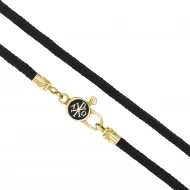 Серебряный шнурок на шею (арт. 5518/1-3Ф евро)