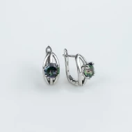 Срiбнi Сережки з містиком (арт. 2-VEACA00681-М)