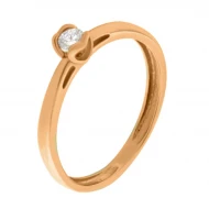 Золотое кольцо с бриллиантами (арт. 1191358201)