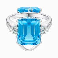 Золотое кольцо с бриллиантами с топазом (арт. 55-061240-748)