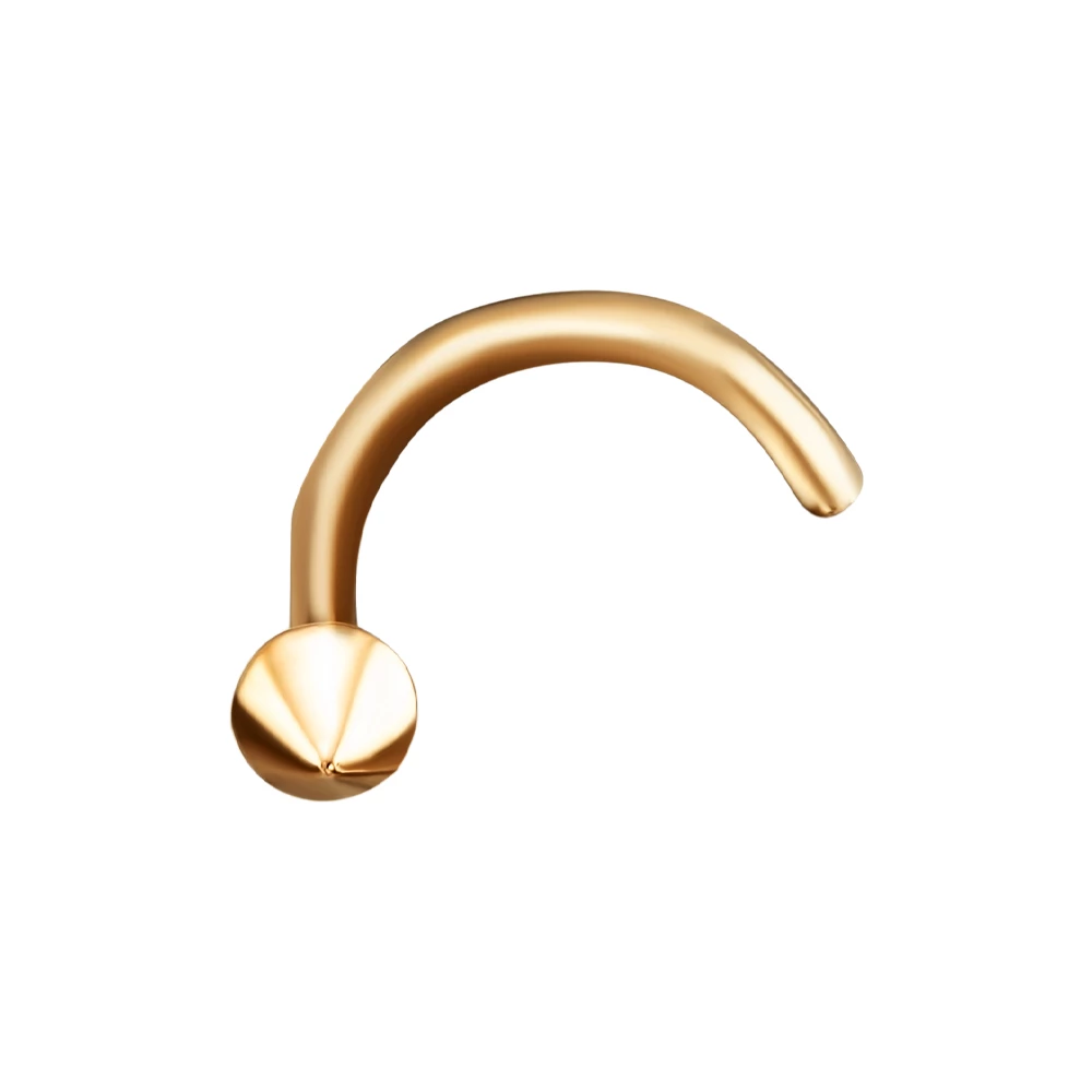 Золотой серьга-пирсинг (арт. 1020)