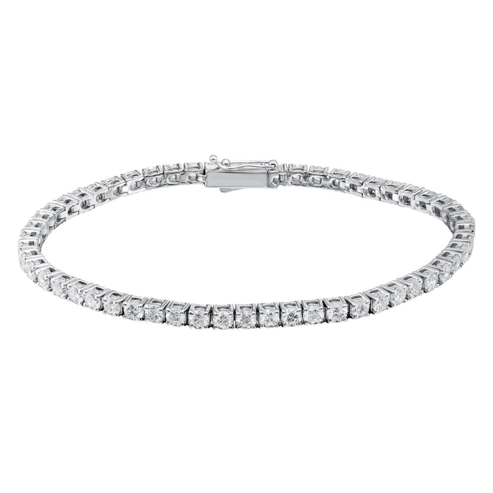 Золотий браслет з діамантами (арт. 704-919^)